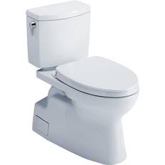 Toilets Toto MS474124CUFG#01, Vespin II Two-Piece Toilet, 1 GPF, Cotton MS474124CUFG#01