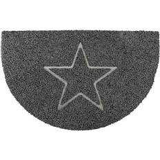 Oseasons Oseasons Star Half Moon Doormat Grey