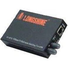 Network Cards & Bluetooth Adapters Longshine LCS-C842MT 10/100TX till 100FX multimode ST omvandlare