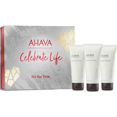 Ahava Geschenkboxen & Sets Ahava Body Deadsea Water Gift Set Mineral Body Cream Mineral Hand Cream Foot Cream 100ml