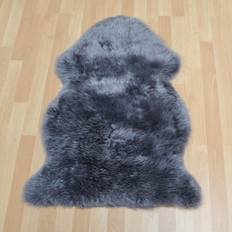 Rectangular Sheepskin Woolmark Quad Sheepskin Grey