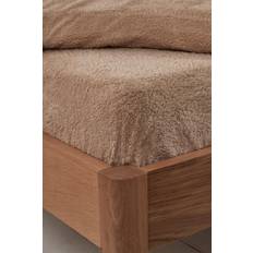 Brentfords Teddy Fleece Thermal Bed Sheet Brown (190x137cm)