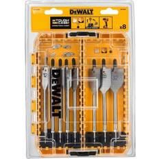 Power Tool Accessories Dewalt 8 Piece Flat Drill Bit Set