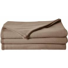 Couvertures Polaire Taupe 240x220 320 g Couverture Marron