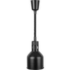 Black Plastic Roofing Buffalo Black Retractable Heat Lamp Matte