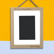 Every Picture Tells A Story Portrait Frame Ram