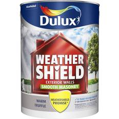 Dulux Grey Paint Dulux All Weather Protection Smooth Masonry Wall Paint Warm Truffle 5L