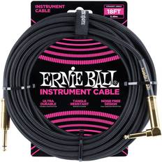 18' Braided Straight Angle Cable