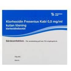 Klorhexidin fresenius kabi Klorhexidin Fresenius Kabi Kutan lösning 0,5mg/ml Mikrospol, 20x30ml engångsförp