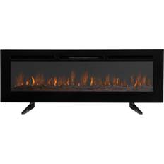 Electric Inset Fireplace 60â Black
