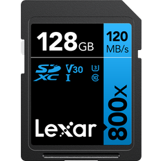 Memory Cards & USB Flash Drives LEXAR Professional SDXC Class 10 UHS-I V30 U3 120/45MB 128GB (800x)