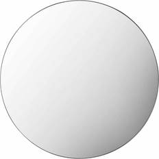 Gallery Direct Crossland Grove Thorpe Round Silver Wall Mirror