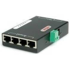 Netwerkkaarten en Bluetooth-adapters Roline Gigabit Ethernet PoE Injector, 4-Poorts