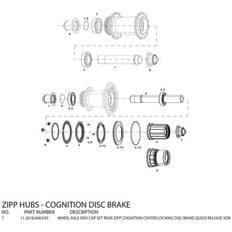 Zipp Hjul Zipp Spare Wheel Axle Cap