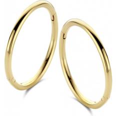 14k guld hoops Spirit Icons Imagine Hoops - Guld
