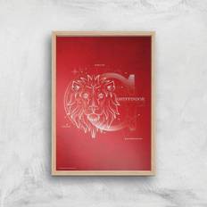 Warner Bros Harry Potter Gryffindor Giclee A4 Framed Art