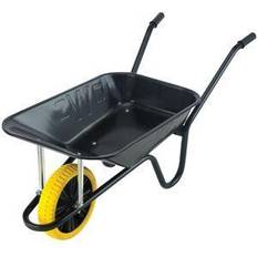 Wheelbarrows on sale Walsall Black Metal Heavy Duty Wheelbarrow 85L