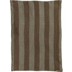Mette Ditmer Boligtekstiler Mette Ditmer Elvira Viskestykke Viskestykke Beige, Brun (70x50cm)