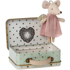 Maileg Angel Mouse in Suitcase Little sister