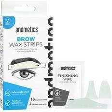 Andmetics Ansigtspleje Voksstrimler Eye Brow Stripes Men 1 Stk