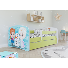 Frost Barnsängar Barnrum Kocot Kids Barnsäng - Babydreams Grön Frozen 140x70