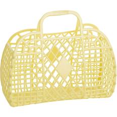 Gul Strandtasker Sun Jellies Sun Jellies Retro basket small
