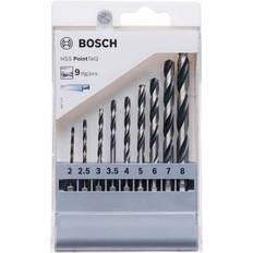 Bosch HSS PointTeQ 2-8 mm 9 pcs