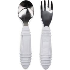 Bumkins Spoon & Fork Marble 1 Set