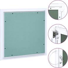vidaXL Inspektionslucka Med Aluminiumram Och Gipsskiva 300x300 mm