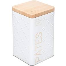 Metal Cajas y Cestas Nature Nature-Caja Multiusos Scandi Metal Blanco 500 gr Caja de almacenamiento