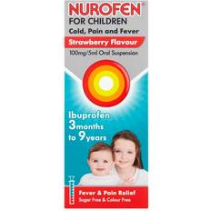 Nurofen For Children Cold, Pain & Fever Strawberry Flavour