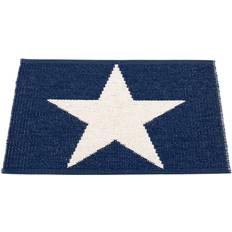 Pappelina Viggo Gulvløber, Dark Blue/vanilla Blå, Beige cm