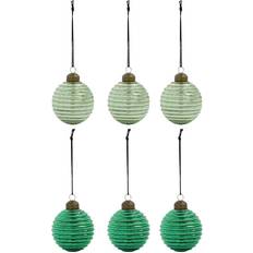 House Doctor Lollipop Green Christmas Tree Ornament 6pcs