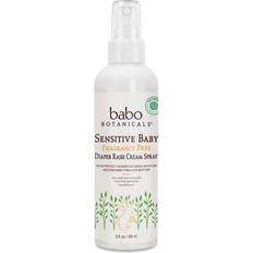 Babo Botanicals Sensitive Baby Diaper Rash Cream Spray Fragrance Free 3 fl oz (89 ml)