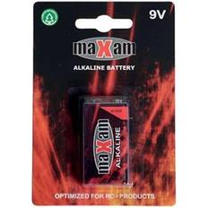 Batterier 9v alkaline Maxam 9V/6LR61 Alkaline