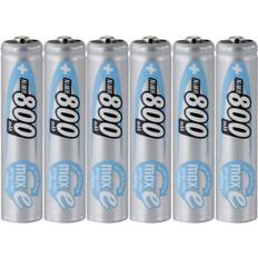 Aaa batteri Ansmann maxE HR03 Genopladeligt AAA-batteri NiMH 800 mAh 1.2 V 6 stk