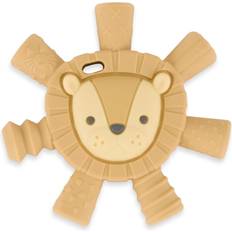 Itzy Ritzy Buddy The Lion Teether In Rust Rust 0-12 Months