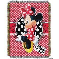 Red Fabrics The Northwest Minnie Mouse Woven Tapestry Throw Blanket 48x60"