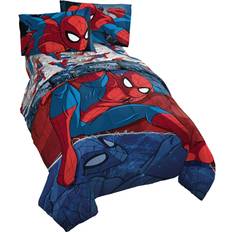 Spiderman Burst 4 Piece Twin Bed Set