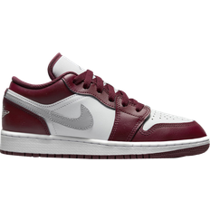 Nike Air Jordan 1 Low GS - Cherrywood Red/White/Cement Grey