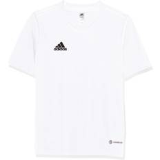 Adidas Girls T-shirts Children's Clothing Adidas Junior Soccer Entrada 22 Jersey - White (HC5054)