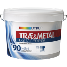 Træ metal maling Dyrup Træ & Metal Træmaling White 2.25L