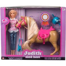 Judith dukkehus Judith Princess med hest