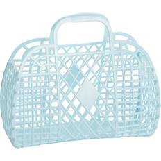 Blå Strandtasker Sun Jellies Sun Jellies Retro basket small