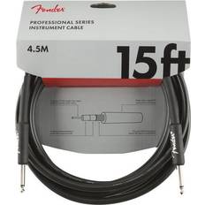 Fender Pro Series 15 foot Instrument Cable, Black