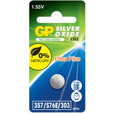 Sr44 batterier och laddbart GP Batteries Knappcell Silver-oxid Sr44/357