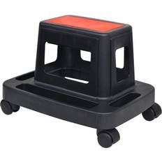 Workshop storage vidaXL Rolling Workshop Stool with Storage 150 kg