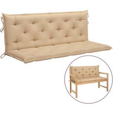vidaXL hynde gyngesofa stof Stolehynde Beige