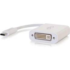 Cables-To-Go C2G USB-C To DVI-D Video Converter USB Adapter - White USB-C