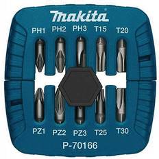 Outils à main Makita P-70166 Bit-Box 10 Piece Set Trousse à outils